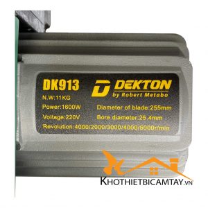 Máy cắt nhôm Brushless Dekton Dk-913