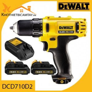 Máy khoan vặn vít pin Dewalt DCD710D2