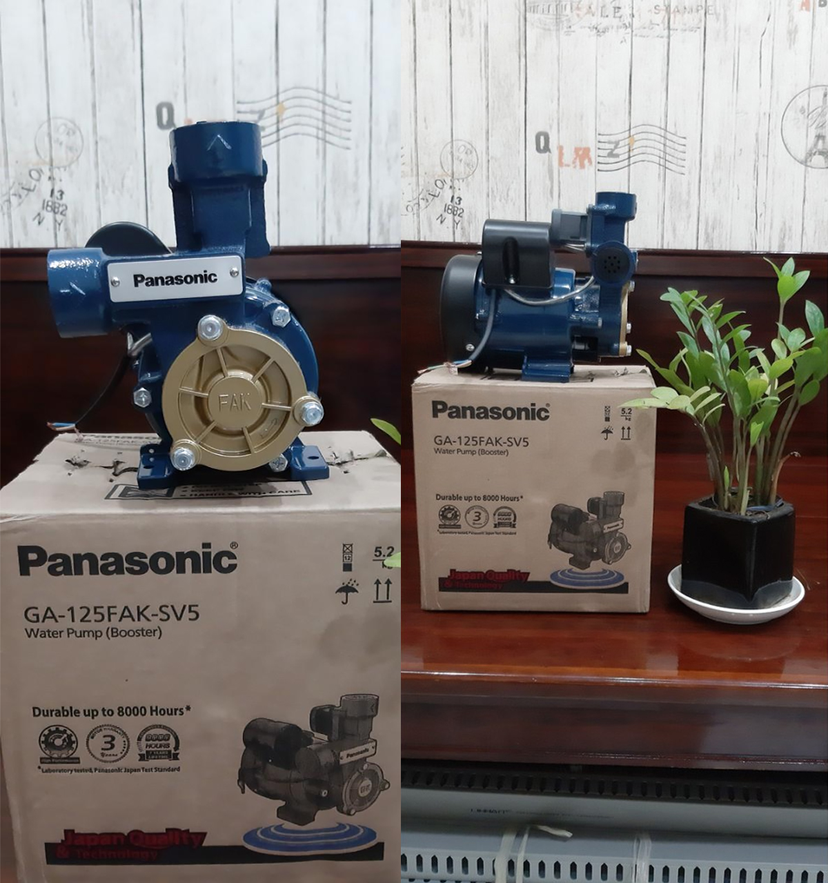 Máy bơm tăng áp điện tử Panasonic GA-125FAK